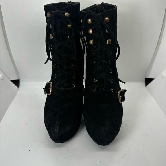 Steve Madden Carnaby Suede Platform Bootie - Picture 2 of 8